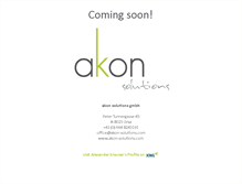 Tablet Screenshot of akon-solutions.com